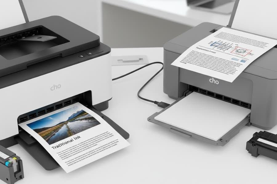 Ảnh: Hình thức in sử dụng mực in